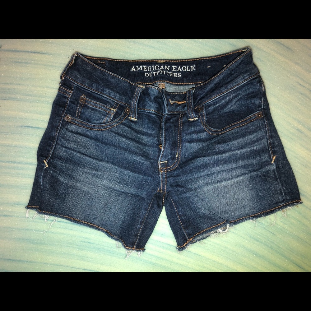 American eagle mid rise 00 shorts